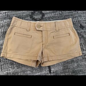 American Eagle Stretch Khaki Shorts